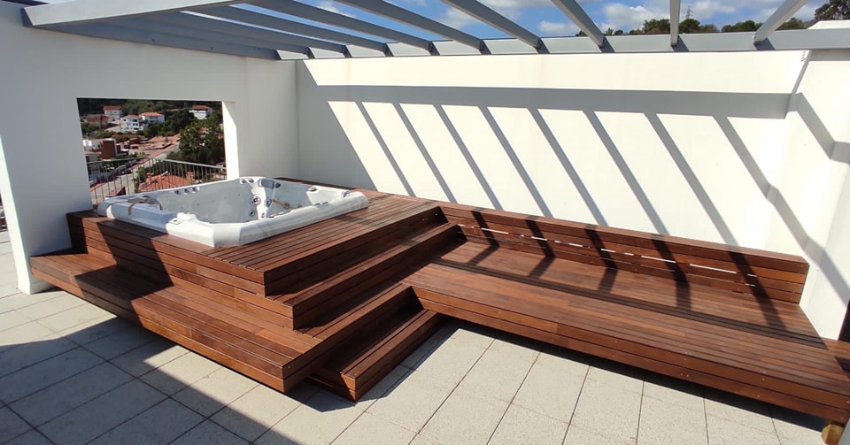 Jacuzzi em Terraço